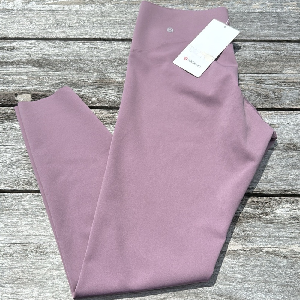 Lululemon Glow Up Super-High-Rise Tight 28" Lavender Lux‎ purple size 8 NWT
